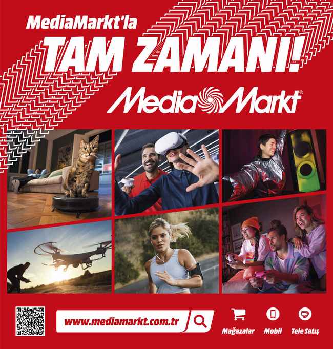 Türkiye’nin en geniş satış alanına sahip elektronik perakendecisi MediaMarkt, tüketicilere çeşitli fırsatlar sunarak istedikleri ürünlere ulaşabilmeleri için MediaMarkt’la Tam Zamanı kampanyasını başlattı. 