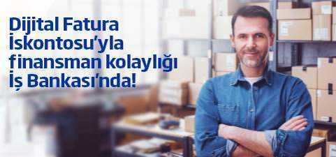 Türkiye İş Bankası’nın, İşNet iş birliğiyle sunduğu Dijital Fatura İskontosu, firmalara alacaklısı oldukları faturaları vadesinden önce tahsil etme imkanı sağlıyor.