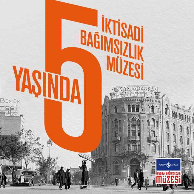 Türkiye İş Bankası’nın Ankara’daki tarihi Ulus Şubesi’nde hizmet veren İktisadi Bağımsızlık Müzesi beş yıldır sanatseverleri ve tarih meraklılarını ağırlıyor. 