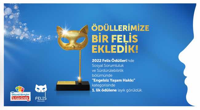 Eker Süt Ürünleri'nin "Otizmli Bireyler İş Gücünde" istihdam modeli, bu yıl 17’ncisi gerçekleştirilen Felis Ödülleri’nde Sosyal Sorumluluk ve Sürdürülebilirlik bölümünde "Engelsiz Yaşam Hakkı" kategorisinde ödüle layık görüldü.
