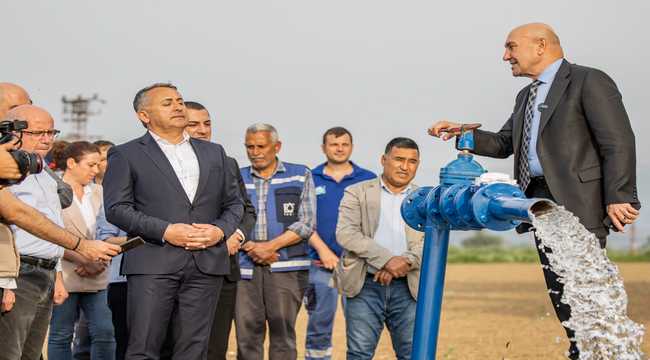 İzmir Büyükşehir Belediyesi İZSU Genel Müdürlüğü Türkiye’de bir ilke imza atarak Bayındır Hasköy Atıksu Arıtma Tesisi bünyesinde kurduğu geri kazanım ünitesini üreticinin hizmetine sundu.