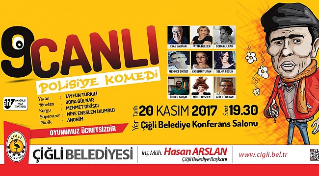 İlyas Salman "Dokuz Canlı" ile İzmirlilerle Buluşuyor