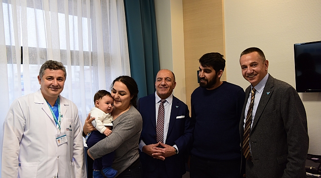 İzmir Özel Can Hastanesi'nin İlk Hastası Poyraz Bebek Oldu