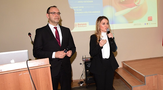 Ağız ve Diş Sağlığı'nın önemi Bornova'da anlatıldı