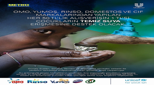 Unilever, BM Dünya Su Günü'nde temiz su erişimine destek veriyor