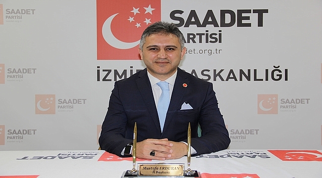 Saadet Partisi İzmir'in yeni il başkanı 'Erduran' oldu