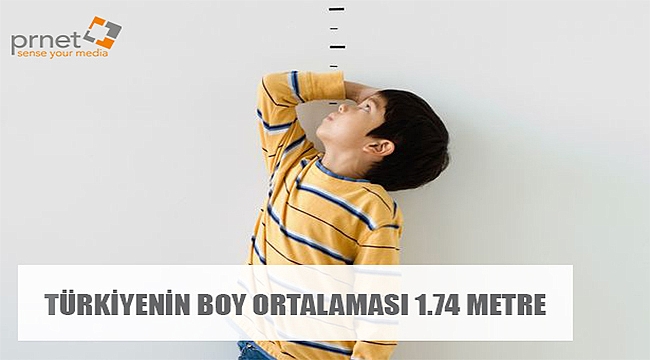 Türkiye'nin boy ortalaması 1.74 metre