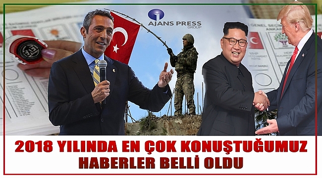 2018 yılında en çok konuştuğumuz haberler belli oldu