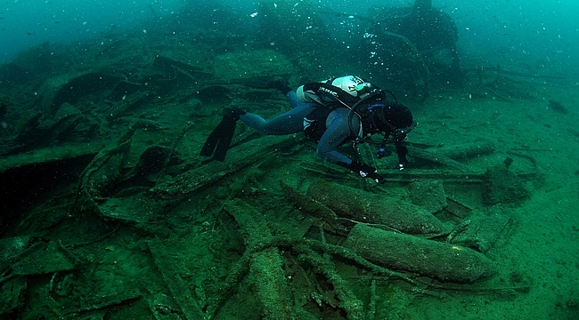 Çanakkale savaşları sırasında batırılan gemi dalış turizmine açılıyor