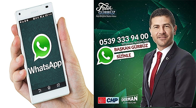 Fatih Gürbüz'den WhatsApp İletişim Hattı