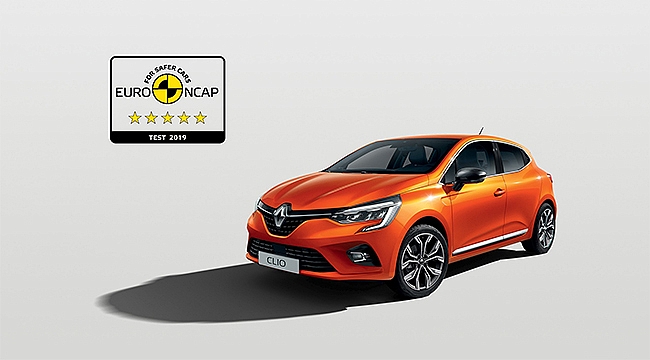 Yeni Renault Clio, Euro NCAP'ten 5 yıldız elde etti