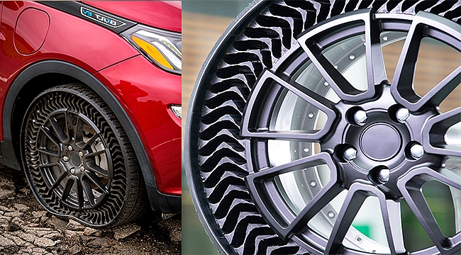 Michelin'den havasız lastik teknolojisi: Uptis