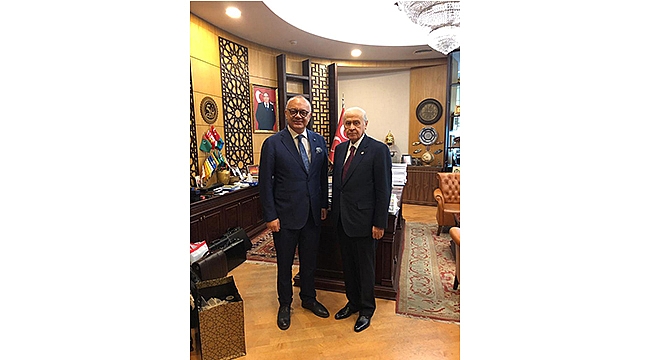 Başkan Ergün MHP Lideri Bahçeli'yi ziyaret etti