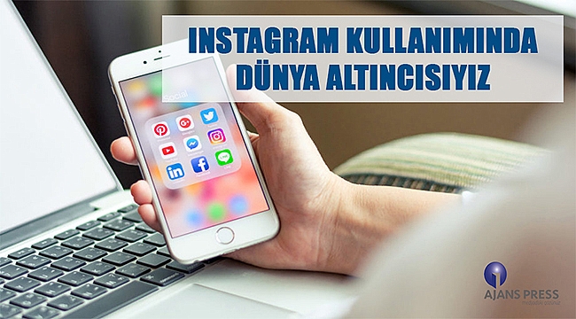 Instagram Kullanımında Dünya Altıncısıyız