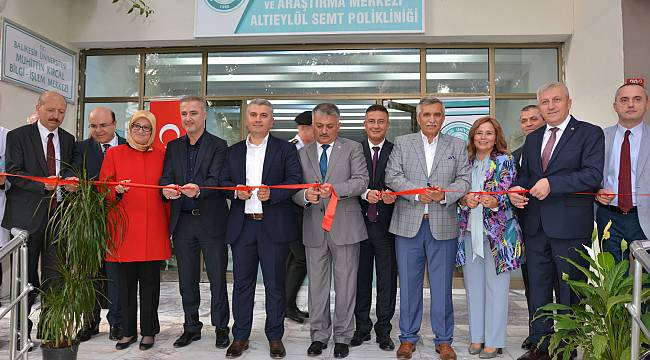 Altıeylül Semt Polikliniği Açıldı - Balıkesir Haberleri