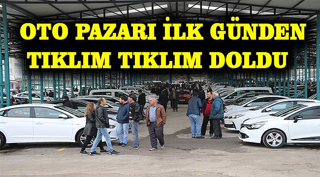 Manisa Eski Garaj Açık Oto Pazarının açılışı