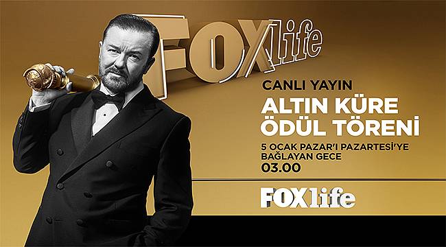 77. Altın Küre Ödülleri Canlı Yayınla FOXLIFE Ekranlarında