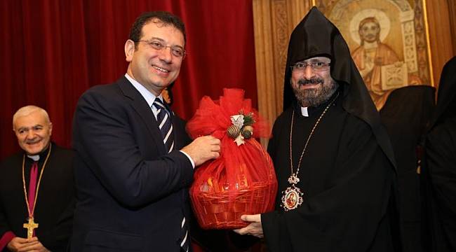 İmamoğlu, Ermeni Cemaatinin Noel Bayramını Kutladı