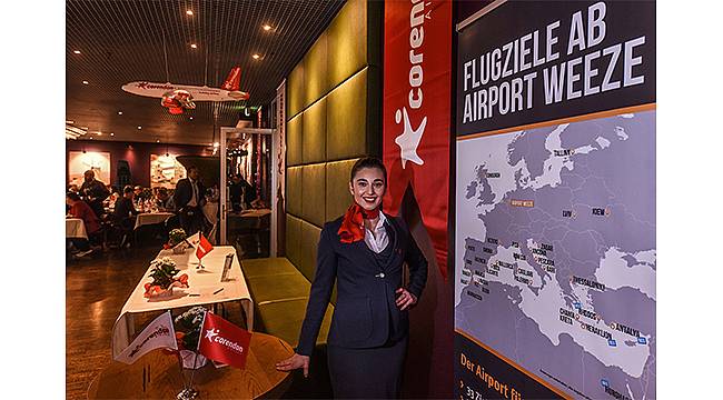 Corendon Airlines, Yeni Uçuş Noktası Weeze'yi tanıttı