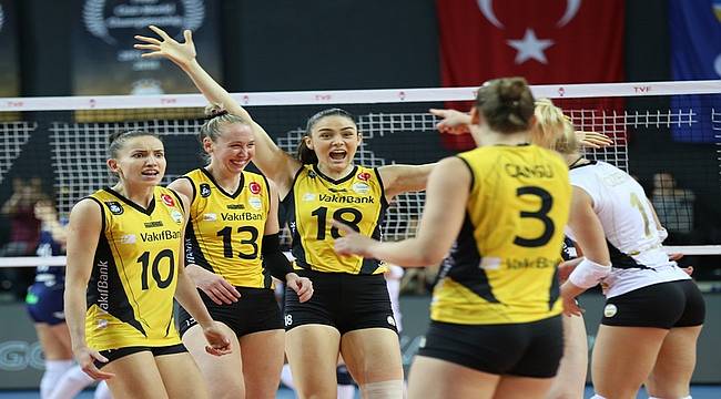 Derbide zafer lider VakıfBank'ın