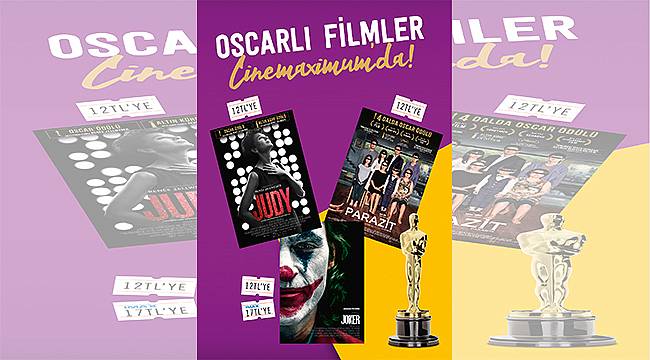 Oscar Ödüllü Filmler Cinemaximum'larda