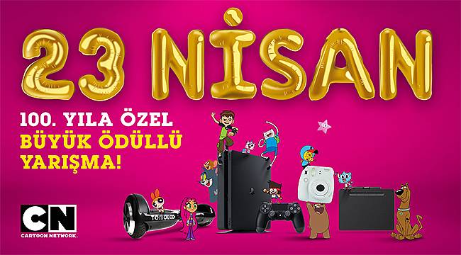 Cartoon Network'ten 23 Nisan'ın 100. Yılına özel büyük ödüllü yarışma!