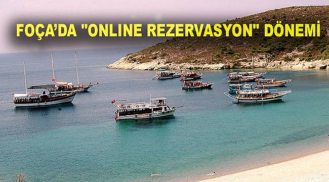 Foça'da gezi tekneleri sezona hazırlanıyor