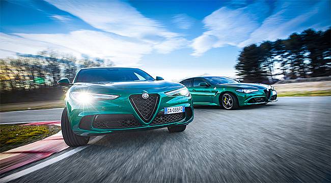 Alfa Romeo, yenilenen Giulia ve Stelvio Quadrifoglio'yu tanıttı