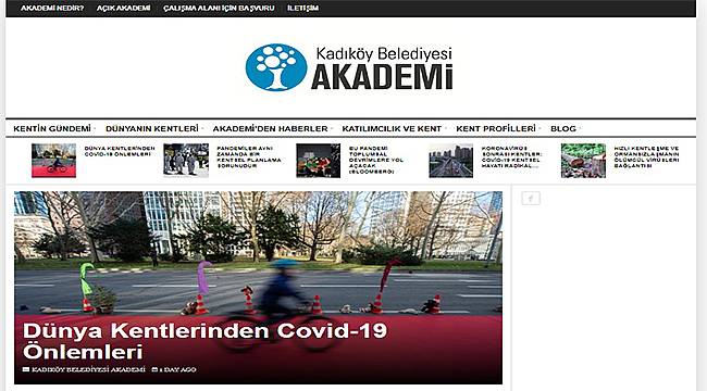 Kadıköy Akademi'den korona sonrası Dünya raporu