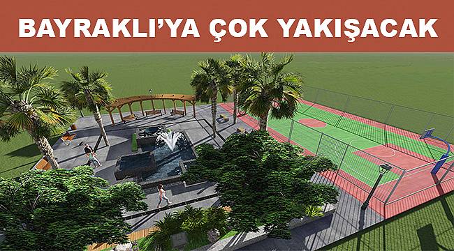 Bayraklı Belediyesi kente modern parklar kazandırmaya devam ediyor