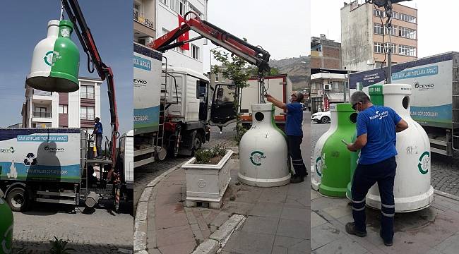Bergama'da 1 ayda 11 ton atık şişe toplandı