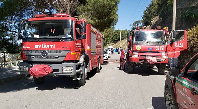 Büyükşehir İtfaiye'den Spil Dağı Yangınına Önemli Müdahale 