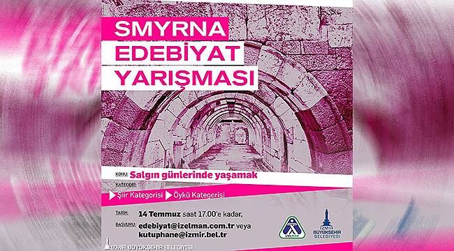 İzmir Büyükşehir Belediyesi, Smyrna Edebiyat Yarışması düzenliyor