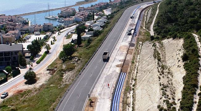 İZSU Çeşme'nin altyapısını yeniliyor