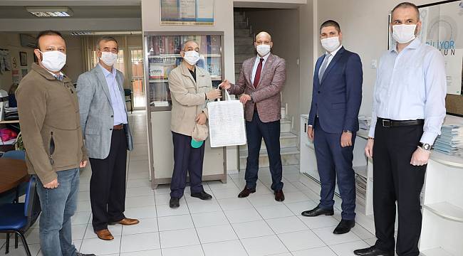 Manisa Büyükşehir'den Elektrik Mühendisleri Odasına Maske Desteği