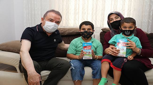 Antalya Büyükşehir Belediyesi Halk Süt Projesini hayata geçirdi