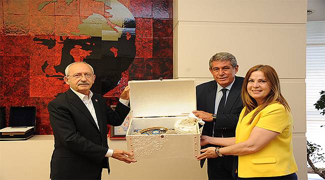 Balçova Belediye Başkanı Çalkaya'dan CHP lideri Kılıçdaroğlu'na ziyaret 