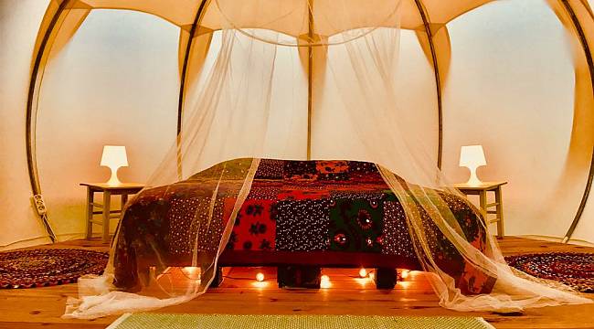 Doğayla iç içe güvenli tatilin tadını Kozluyalı Glamping'de çıkarın 