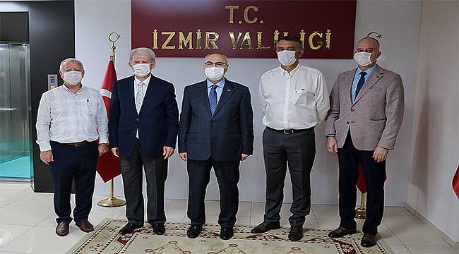 KOSBİ'den İzmir'in yeni Valisi Köşger'e ziyaret