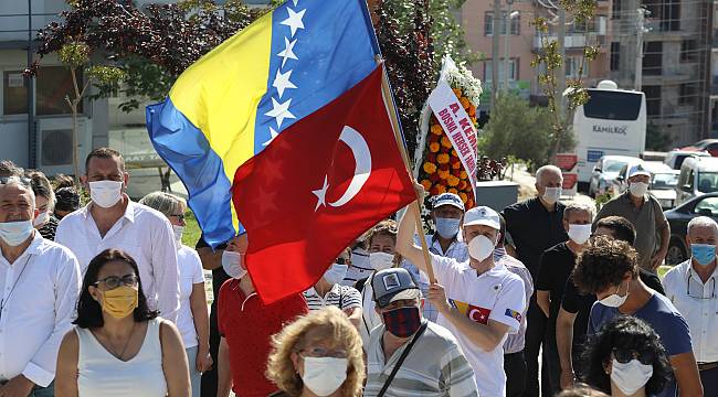 Srebrenitsa Soykırımı kurbanları Buca'da törenle anıldı