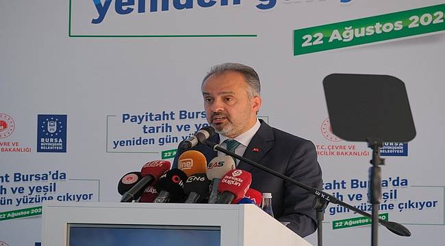Bursa'da tarih ve yeşil 'yeniden' gün yüzüne çıkıyor