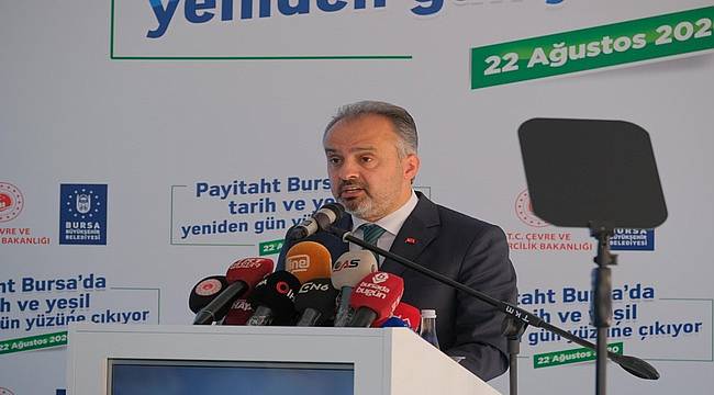 Bursa'da tarih ve yeşil 'yeniden' gün yüzüne çıkıyor 