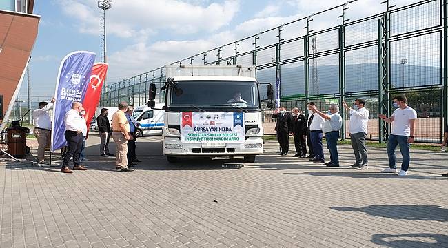 Bursa'nın yardım eli Sırbistan'a uzandı 