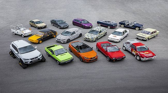 SEAT'ın 70 yıla özel otomobil koleksiyonu 