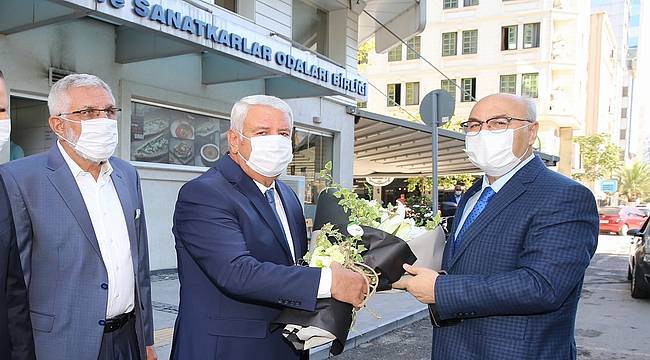 Vali Köşger'den İESOB'ye iade-i ziyaret