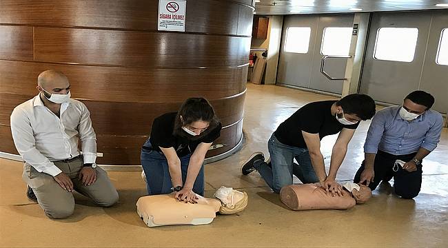 Vapurda ilk yardım eğitimi - İstanbul Haberleri - Mahalli Gündem