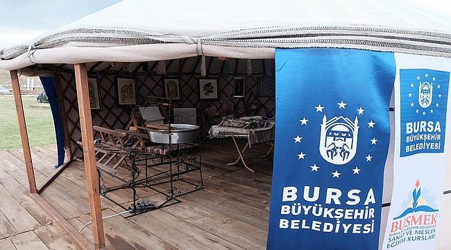 Yörük çadırında Bursa tanıtımı