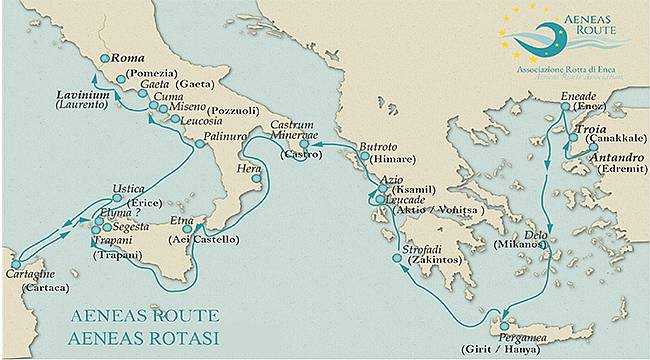 Aeneas Kültür Rotası onay bekliyor 