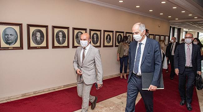 Başkan Soyer, Fransa'nın Ankara Büyükelçi ile buluştu