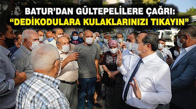 Batur'dan 'Kentsel Dönüşüm' Açıklaması: "Ağzımdan çıkmayan hiçbir söyleme inanmayın"